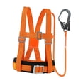 thumbnail image 3 of DYNWAVECA Rock Climbing Harness Fall Protection Expanding Training Shock Absorbing Lanyard High Fall Protection Half Body Harness 3 m, 3 of 10