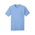 thumbnail image 1 of Port & Company 100% Cotton Pocket T-Shirt - Light Blue - Medium, 1 of 1