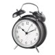 thumbnail image 2 of Reloj despertador pequeño de metal con dos campanas fuertes y luz nocturna silenciosa sin tictac, 2 of 5