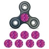 MightySkins Vinyl Decal Skin For Fidget Spinner Center Cap â€“ Pink Kaleidoscope | Protective Sticker Wrap For Your Fidget toy Bearing Cap | Easy To Apply Cover
