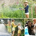 thumbnail image 2 of Garden Hose, 100ft Magic Lightweight Expandable Garden Hose with Water Hose Quick Connector, Extra Strength Fabric Protection Hose for All Your Watering Needs (Green), 2 of 7