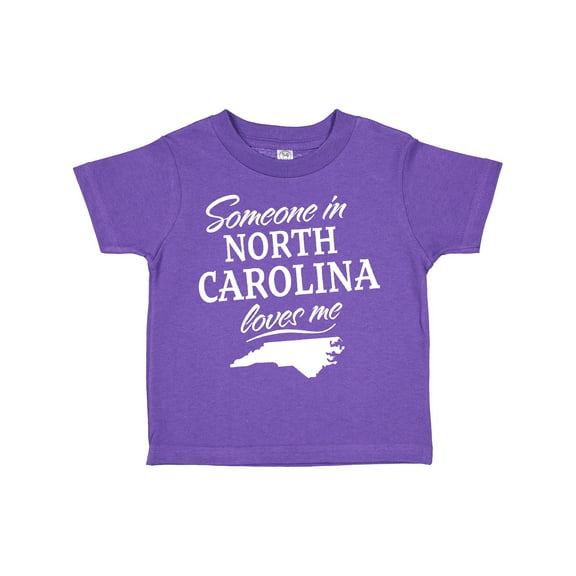 Inktastic Someone in North Carolina Loves Me Boys or Girls Toddler T-Shirt