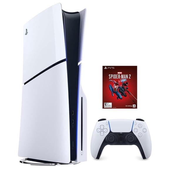 Consola PS5 SLIM PlayStation 5 DVD 1TB Bundle Marvel’s Spider-Man 2 Internacional