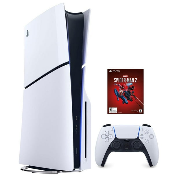 Consola PS5 SLIM PlayStation 5 DVD 1TB Bundle Marvel’s Spider-Man 2 Internacional