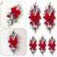 thumbnail image 3 of Guirnalda Decorativa Ambiente para El Navideña (sin Luz) Color Rojo 5 Uds., 3 of 4