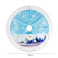 thumbnail image 2 of Falda De Árbol De Navidad De Muñeco De Nieve, Adorno Multicolor, Decoración Iluminada, Vestido De Árbol De Tela Ligera De Navidad sonducket HA041714-01, 2 of 6