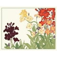 thumbnail image 3 of Konan, Tanigami 24x20 Black Modern Framed Museum Art Print Titled - Japanese Flower Garden I, 3 of 5