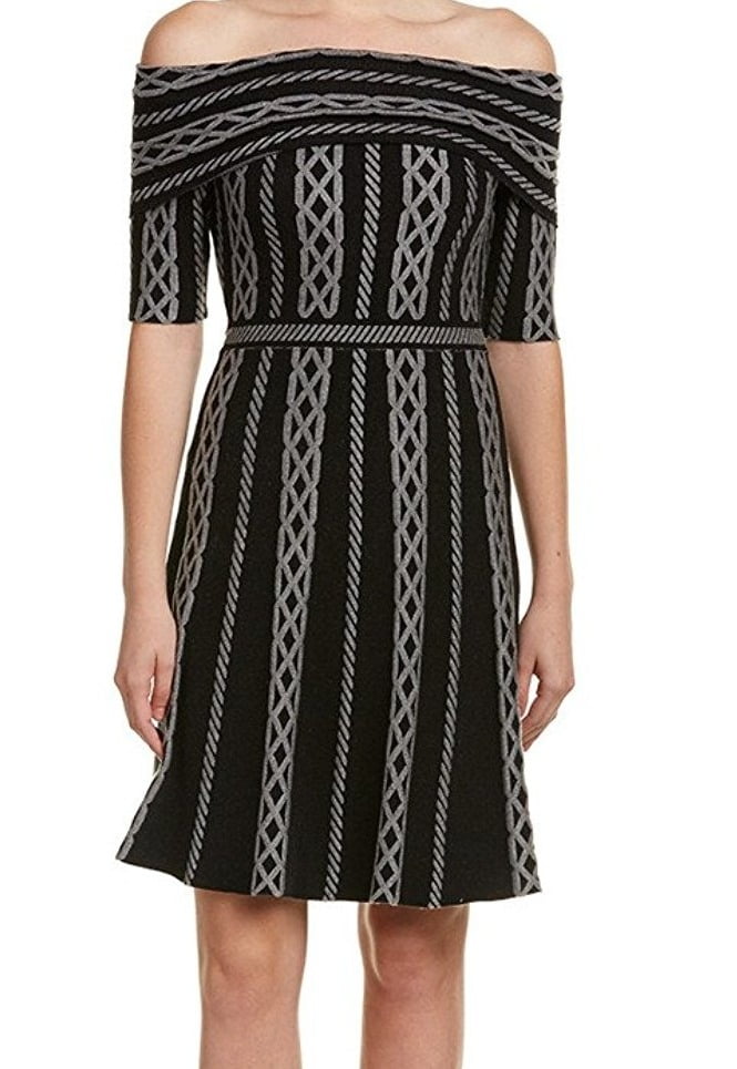 eliza j stitch detail sweater dress