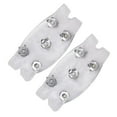 thumbnail image 2 of Ice Grips, Transparent Non-Slip Shoe Claws, Non-Slip Traction Spikes, for Winter Hiking, Women, Men, Beginners, Fishing, Roofing, Hiking, Climbing, Golf, 2 of 5