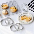 thumbnail image 2 of 10Pack 12cm Circular Tart Rings with Holes Stainless Steel Fruit Pie Quiches Cake Mousse Mold Kitche, 2 of 5