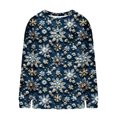 thumbnail image 5 of LOVZFMLL Cardigan pour Femmes Décontracté Imprimé de Noël Cardigan Tricoté Veste à Boutons, 5 of 5