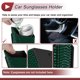 thumbnail image 5 of Estuche para Gafas de Sol de Coche Unique Bargains Soporte Universal para Gafas de Sol de Coche ABS, Piedras de Rhinestone Verde 3.35"x2.68" 1 Par, 5 of 7