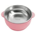 thumbnail image 2 of Tableware Set,Pack Of 4 2 In 1 Anti Scald Baby Bowls With Suction Cup Stainless Porridge Bowl Baby Stainless With Removable Silicone Sleeve Leak Proof For Small Childre, 2 of 9