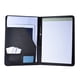 thumbnail image 3 of Portafolio de negocios multifuncional, carpeta tipo padfolio, organizador de documentos, tamaño A4, de cuero sintético, con tarjetero, bloc de notas, 3 of 10