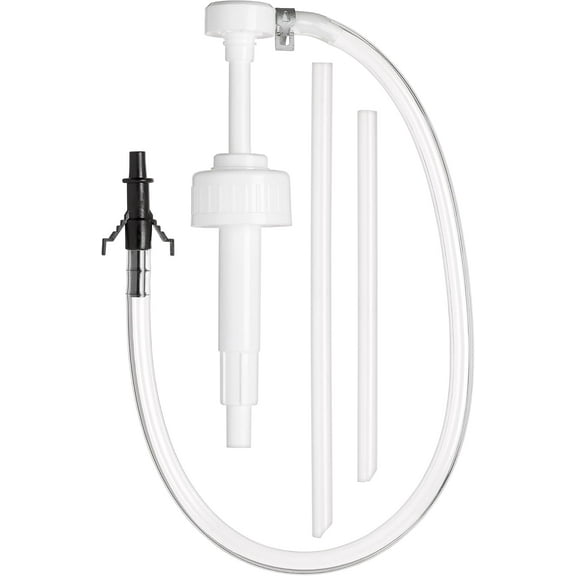 Slippery Pete - Fluid Pump for Wide-Mouth Quart Bottles - 8cc per Pump Stroke and 3rd Hand Adapter, Transfer Gear Oil, Transmission and Differential Fluid (38mm)