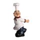 thumbnail image 2 of Escultura de chef campestre, portabotellas de vino decorativo, figura de resina para el hogar Los 285x15x15cm, 2 of 9