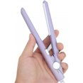 thumbnail image 5 of Plancha de pelo HUOGUO 2 en 1 de cerámica con turmalina mini rosa, 5 of 5