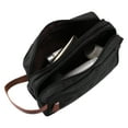 thumbnail image 6 of Unique Bargains Floral Makeup Bag Zipper Flower Cosmetic Pouch Black, 6 of 7