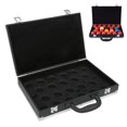 Pool Ball Storage Box Snooker Billiards Carrying Case with Handle