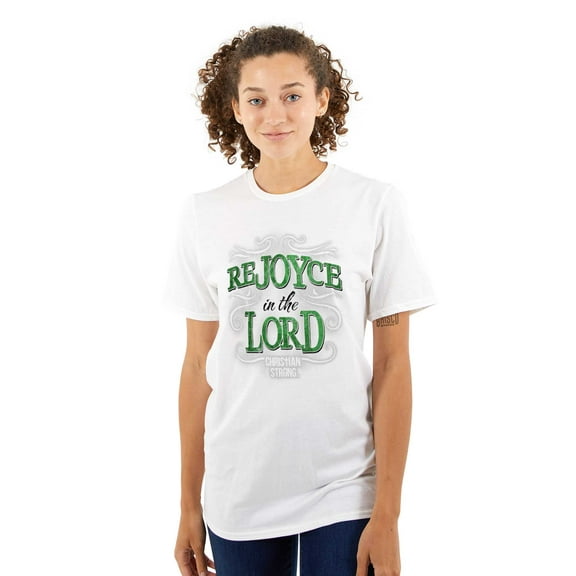 Rejoice In The Lord Christian Women's Plus Size Graphic Tee Brisco Brands 3X