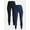 Black Soot/Dark Navy, variant on Women's High Rise Leggings, 27'' Inseam, 3-Pack, Sizes XS-XXXL