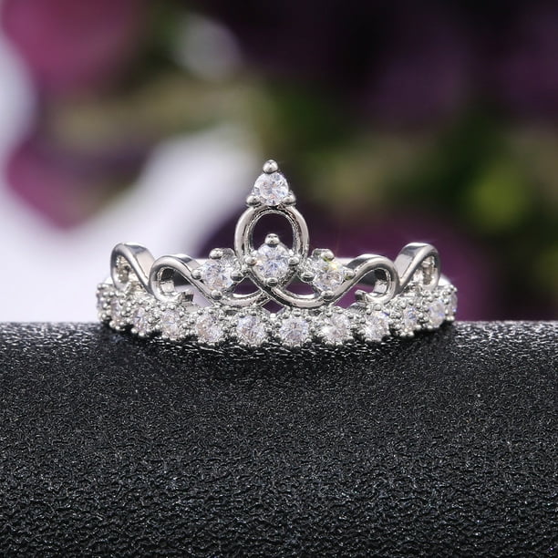 Ladies crown ring cheap