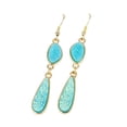 thumbnail image 1 of 1 par de pendientes colgantes, accesorios de joyería elegantes, suministro a juego de ropa, regalos femeninos, pendientes de aleación chapados Ropa, zapatos y accesorios Miscelánea Azul claro Sonducket AP009626-07B, 1 of 6