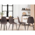 thumbnail image 1 of HOMYLIN Sillas de Recepion Set 4, Vintage Silla de Farbic, Patas de Negro para Conference , Oficina,Inn, Hotel,B&B, Piso pequeño, Verde, 1 of 5