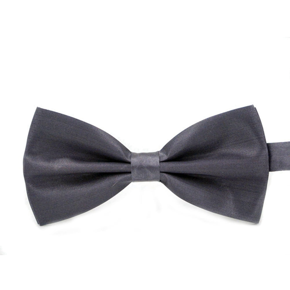 V.I.P. - Men’s Adjustable Wedding Party Bow Tie Solid Color Pre-Tied ...
