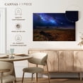thumbnail image 5 of Elephant Stock Starlit Monument Valley Wall Art - Horizontal Canvas Wall Art - Living Room Wall Decor - Nature Canvas - Brown And Blue Decor - 30" x 20", 5 of 8