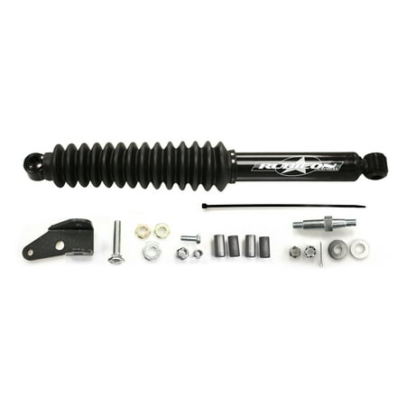 Steering Stabilizer Bracket Kit - Rubicon Express RXT2000B-JK Steering Stabilizer Relocation Kit