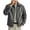 Gray, variant on Casual Zip Up Jackets for Men Lapel Long Sleeve Regular Fit Everyday Jacket