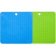 thumbnail image 1 of Lick Mat 2 Pack Dog Lick Mat Silicone Slow Feeder Lick Mat With Super Strong Suction Cup For Dog Training V11A02 (Square), 1 of 4