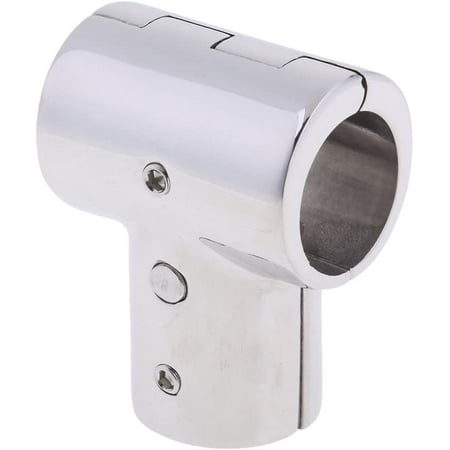 Douzime 90 Degree Boat Handrail Fitting - 316 Marine Grade Stainless Steel Round Base For 1-1/4" Tube