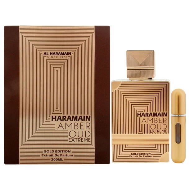 Amber Oud - Gold Edition Extreme de Al Haramain para unisex - EDP en aerosol de 6.6 oz