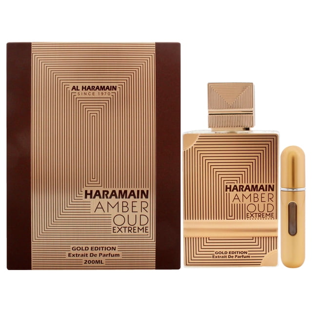 Amber Oud - Gold Edition Extreme de Al Haramain para unisex - EDP en aerosol de 6.6 oz