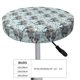 thumbnail image 4 of Balery Sea Otter Fundas de asiento para taburete de bar redondo de tela de terciopelo ajustables que protegen de arañazos y manchas para sillas de 14 a 17 pulgadas.-13 inch, 4 of 7