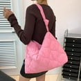 thumbnail image 3 of LinYooLi Quilted Tote Bag Puffer Bag for Women Puffy Hobo Bag Lightweight Quilted Padding Shoulder Bag Knot Design, 3 of 6