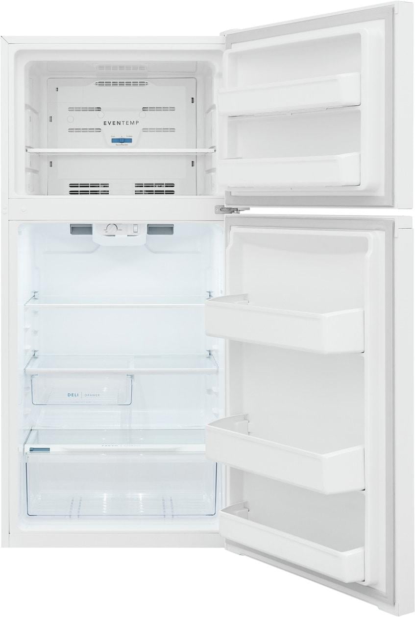 Frigidaire FFTR1425VW 14 Cu. Ft. Top Freezer Refrigerator, White