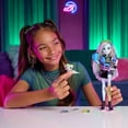 thumbnail image 2 of Monster High Frankie Stein Fashion Doll in Black Pleather Skirt with Pet Watzie and 7 Accessories, 2 of 6