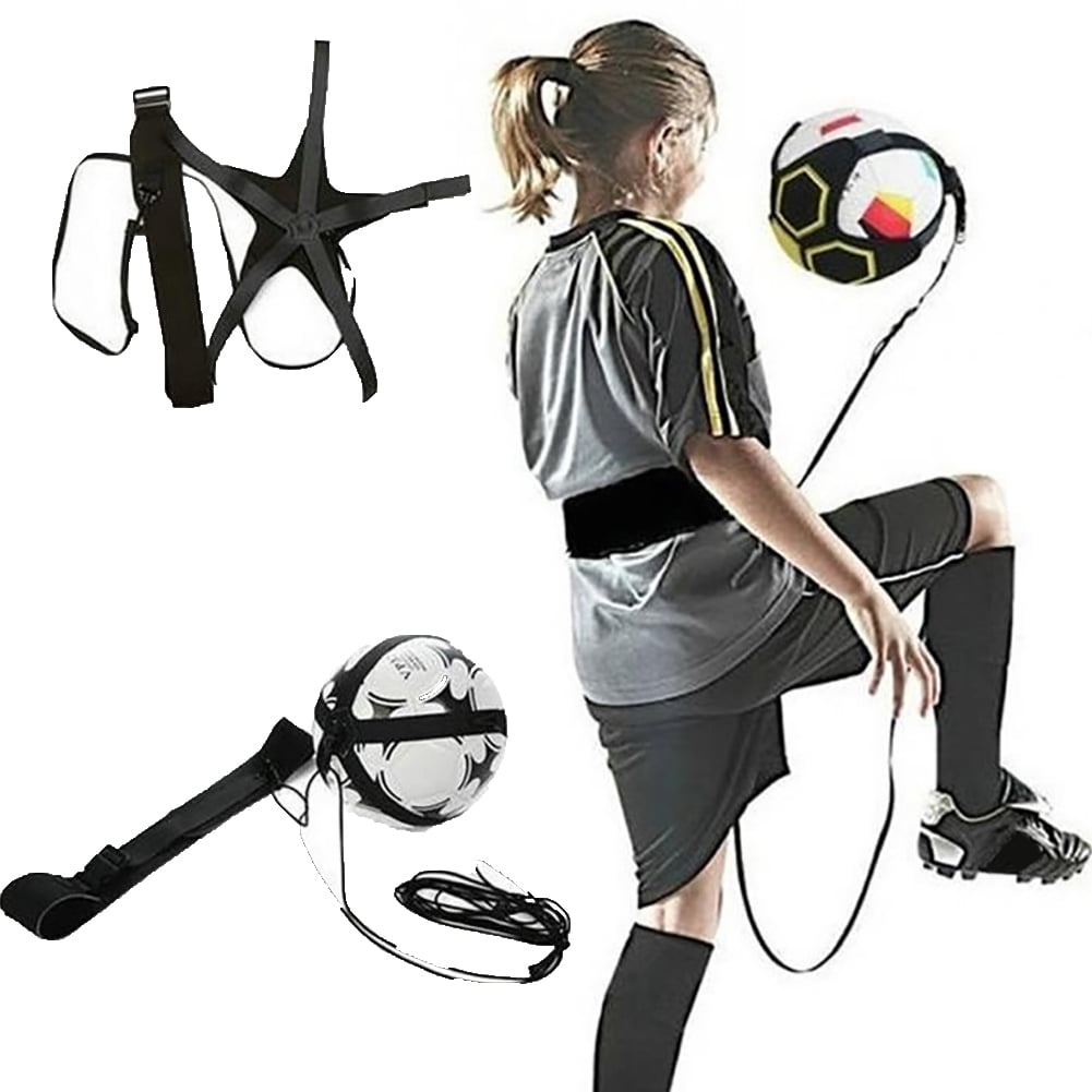 Football Kick Trainer Soccer Kick Training Practice Adjustable Waist Belt 