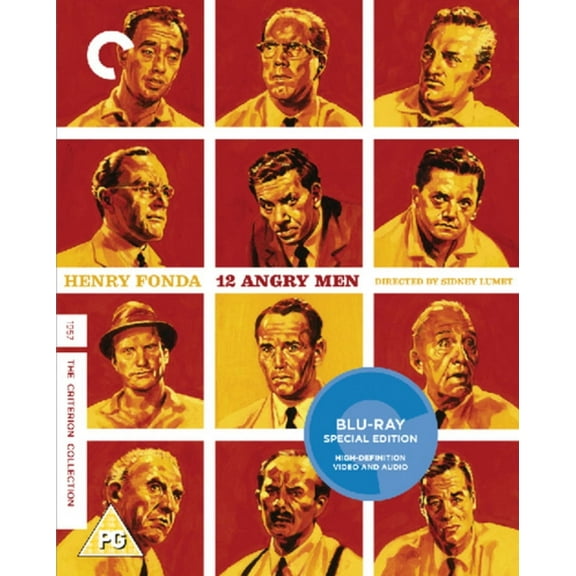 12 Angry Men - The Criterion Collection (Blu-ray) Jack Klugman George Voskovec Edward Binns