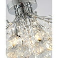thumbnail image 4 of Bethel International Semi Flush Mount Chrome Metal & Crystal, 4 of 5