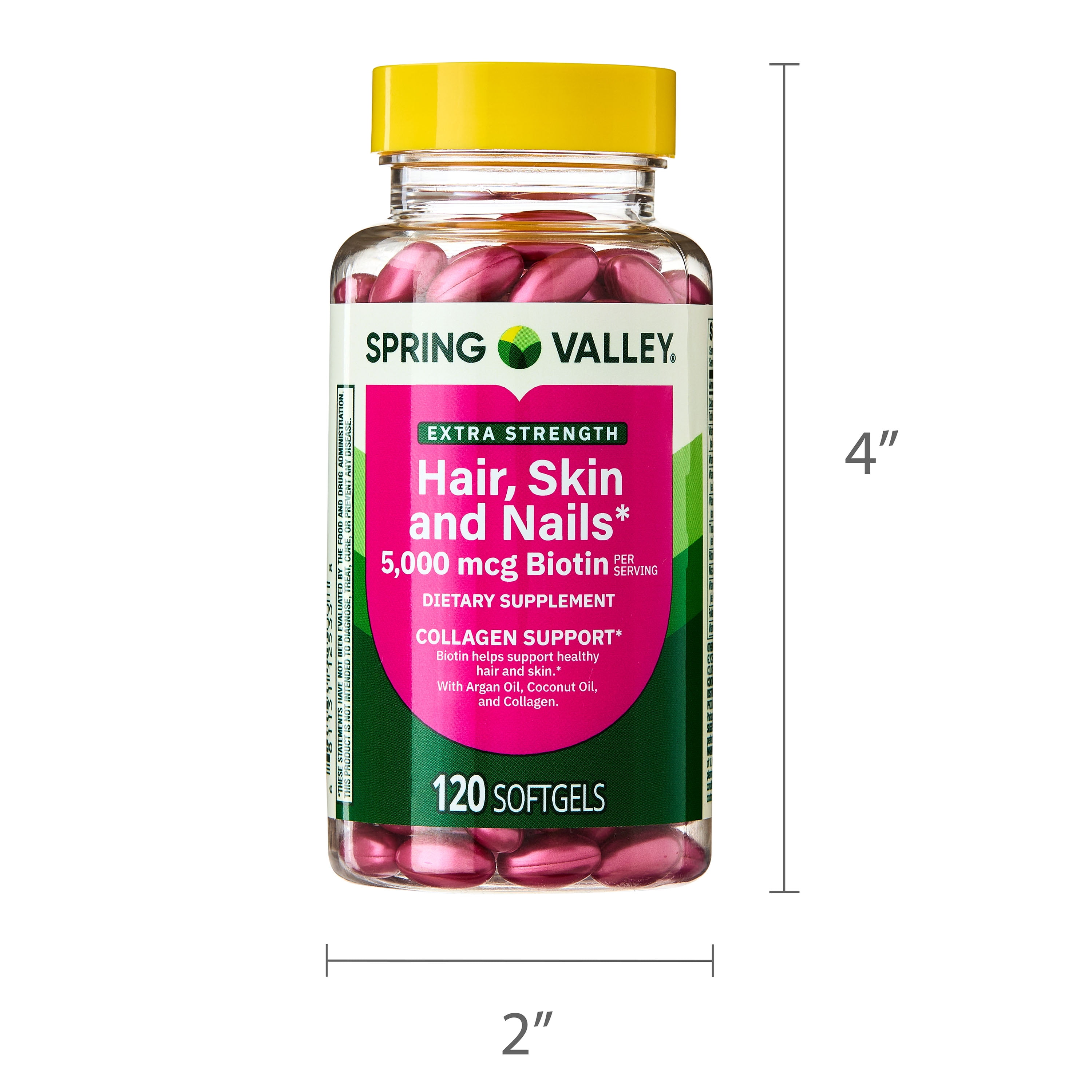 Spring Valley Extra Strength Hair Skin & Nails Collagen