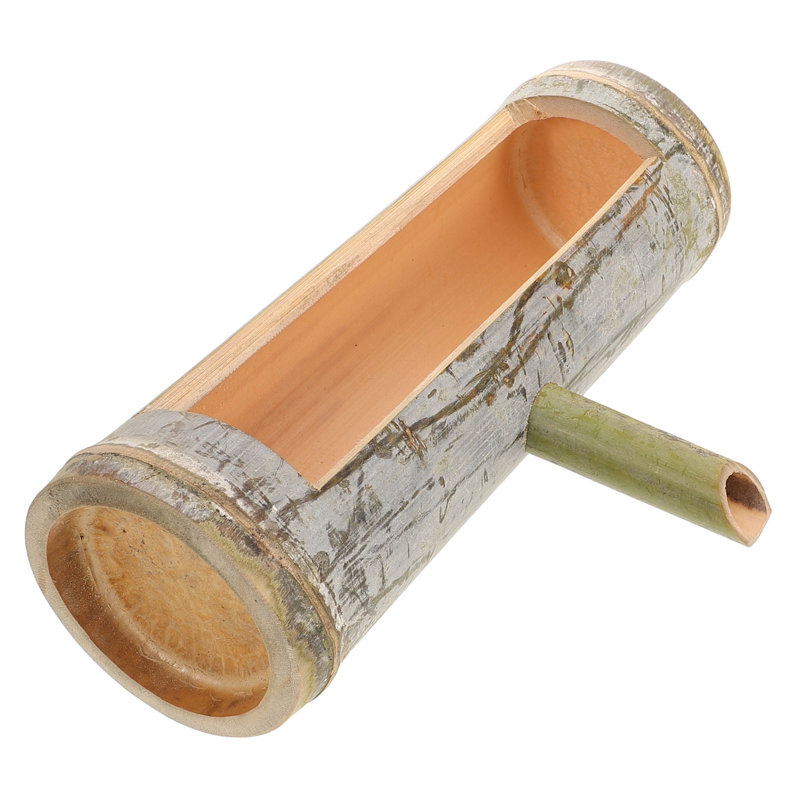 Hemoton Aquarium Water Bamboo Fountain Fish Tank Fountain Bamboo Water Spout Outdoor Fountain