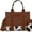 Cow Print-Brown, variant on Wrangler Purse Medium Tote Bags for Women with Card Holder Wallet Designer Satchel Top-handle Handbags, Classic-Jean