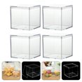 thumbnail image 4 of EeaseMX 4 cajas cuadradas para dulces, multiusos, con tapa., 4 of 8