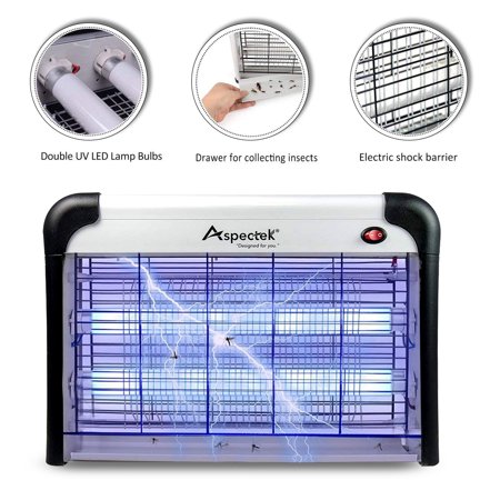 Aspectek 20W Electronic Bug Zapper for Indoor Residential & Commercial