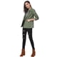 thumbnail image 3 of Chaqueta Utilitaria Ligera Con Bolsillos Con Solapa En La Cintura Con Cordón Para Mujer Verde XL, 3 of 6