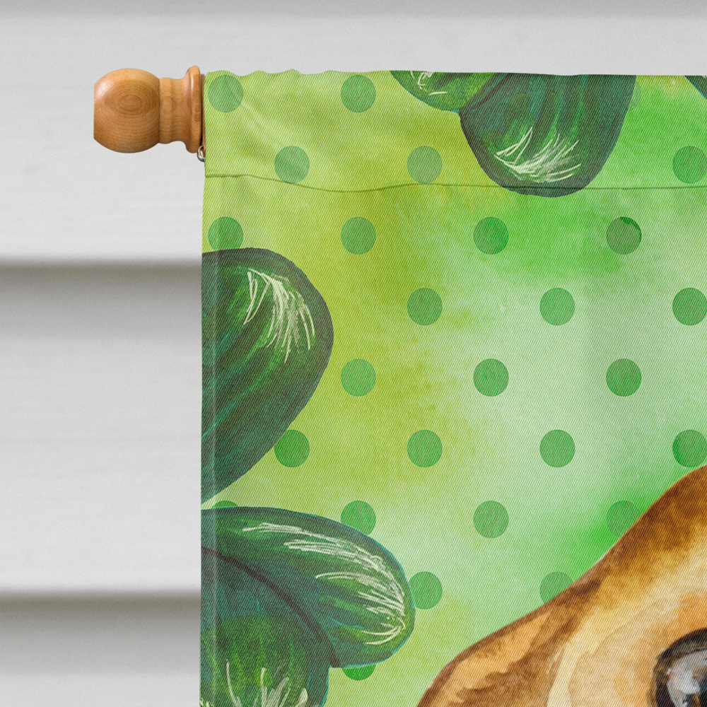 Carolines Treasures BB9832CHF Chihuahua St Patricks Flag Canvas House Size  Large multicolor